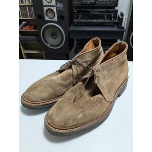Alden New England 4707 Tan Suede Chukka Boots Men's Size 9.5D Goodyear Welt